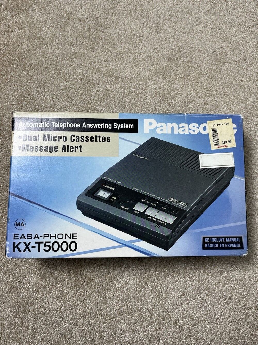 Vintage Panasonic KX-T5000 Answering System Boxed Tested Power On Only
